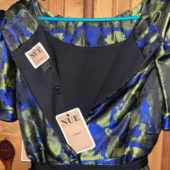 NUE by Shani nwt size 16 army green and royal blue - Picture 5 of 9